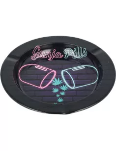 Popielniczka Ganja Pills metalowa 2