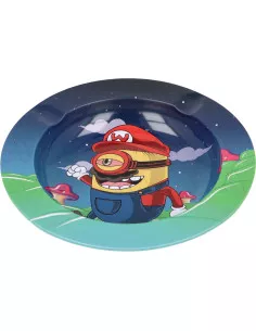 Popielniczka nadruk Minionki Power metalowa 2