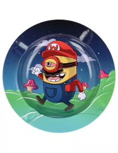 Popielniczka nadruk Minionki Power metalowa