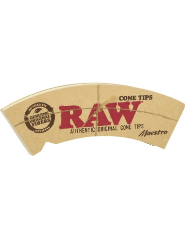 RAW CONE MAESTRO zakrzywione filterki do jointów perforowane stożek