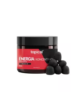Żelki Topical ENERGIA i KONCENTRACJA z kofeiną 30 szt.