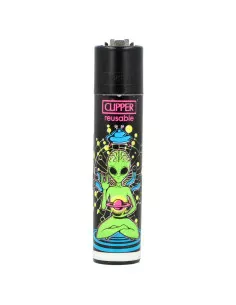 Zapalniczka Clipper wzór TRIPPY ALIEN 4 wzory 2
