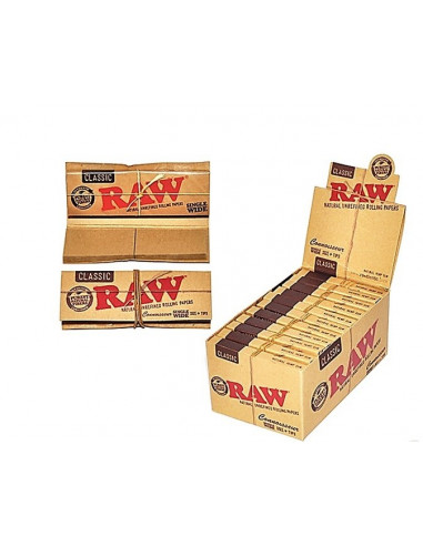 RAW Connoisseur SINGLE WIDE tissue paper with SW filters