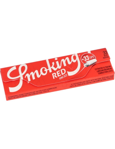 Bibułki z filterkami Smoking Red King Size