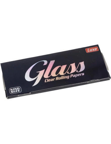 LUXE GLASS King Size Clear przezroczyste bibułki
