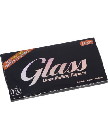 Glass Clear 1 and 1/4 transparent papers