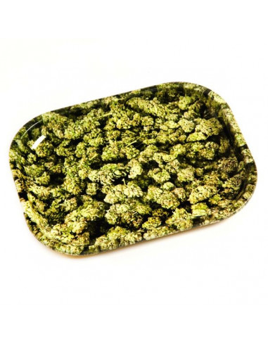 V-SYNDICATE BUDS rolling tray metal SMALL