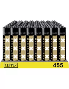 Zapalniczka Clipper wzór AMSTERDAM XXX GOLD