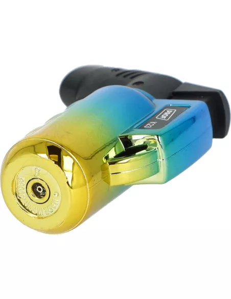 Palnik Prof Jet Flame błyszcząca obudowa 5 kolorów niebieski