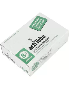 ActiTube aktywne filtry węglowe do jointów 100 szt. śr. 8 mm 2