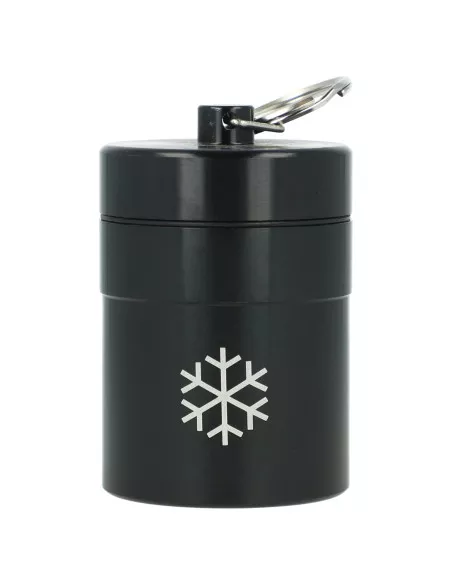 Snow Hamer Caddy - Metal storage box with spoon and key ring black