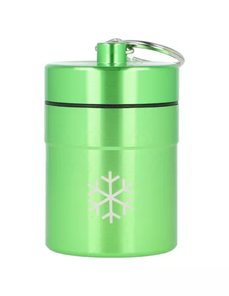 Snow Hamer Caddy - Metal storage box with spoon and key ring green