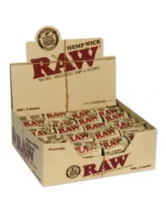 RAW knot konopny 300cm - HEMP WICK natural 3m 2