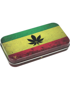 Metalowy pojemnik Syndicase Tin Box RASTA LEAF