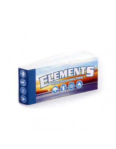 ELEMENTS Wide perforated tips 50 joint filters, whistles