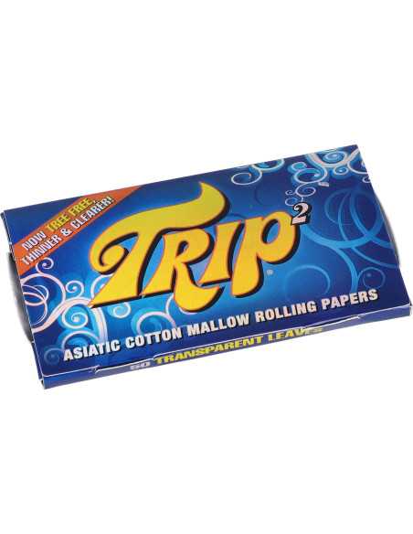 Bibułki przezroczyste TRIP2 krótkie 1 1/4 bezsmakowe