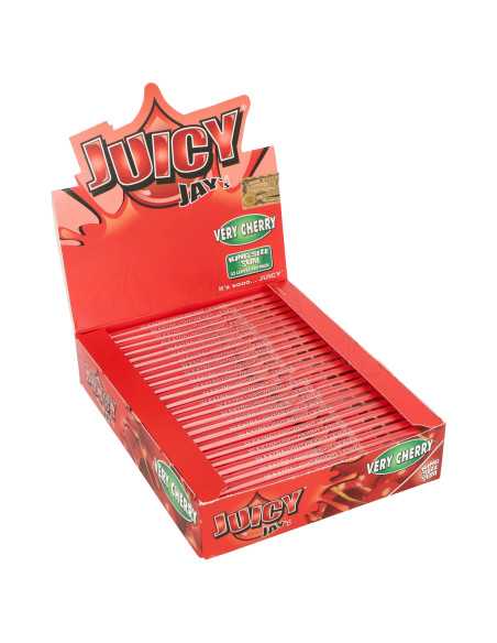 Juicy Jays KS Slim tissue paper Cherry WHOLE PACK 24 pcs.