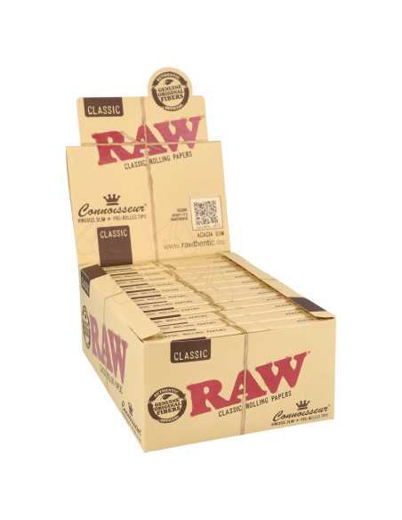 RAW Masterpiece bibułki z gotowymi filterkami - Cała paczka 24 szt.