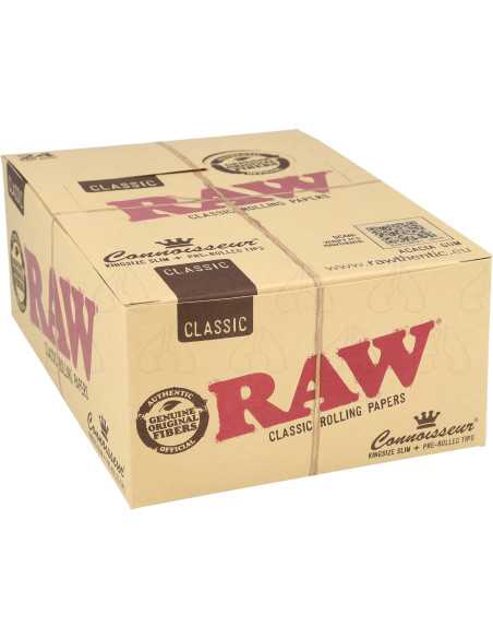 RAW Masterpiece bibułki z gotowymi filterkami - Cała paczka 24 szt.