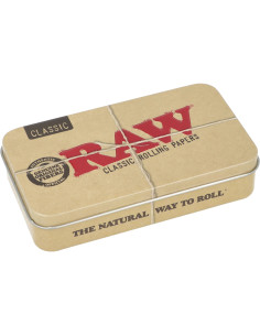 Pudełko metalowe RAW na akcesoria do palenia
