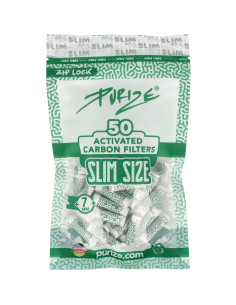 Filterki węglowe Purize SLIM Size śr. 7 mm 50 szt.