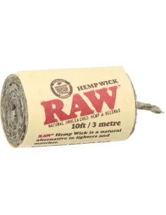 RAW knot konopny 300cm - HEMP WICK natural 3m