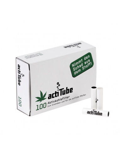 ActiTube Tune active carbon filters slim for joints, pipes 100 pcs