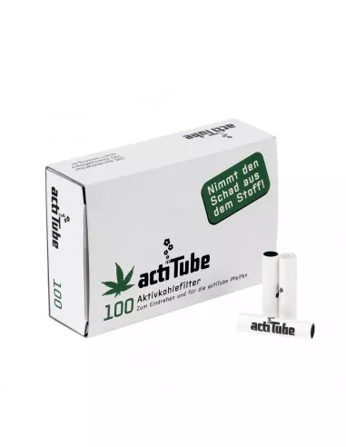 ActiTube Tune aktywne filtry węglowe slim do jointów fajek 100szt