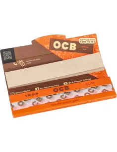 Bibułki z filtrami OCB Virgin Slim brązowe bezchlorowe 2