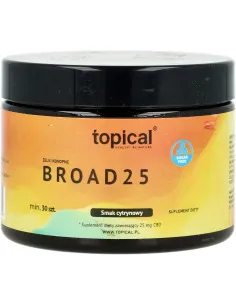 Żelki konopne Topical BROAD 25 30 szt. ZERO CUKRU