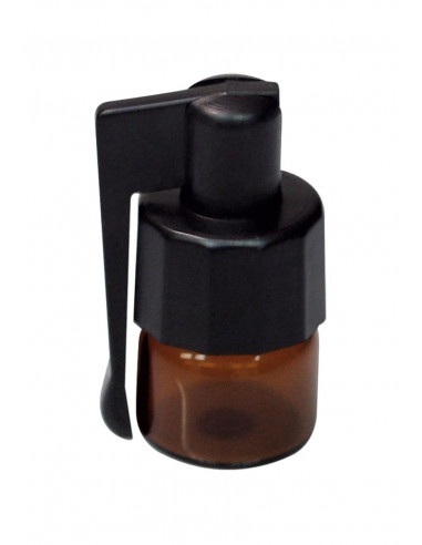 Mini container, a bottle for powders with an acrylic dispenser 1ml