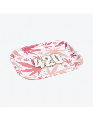 V-SYNDICATE 420 PINK Tray for rolling joints