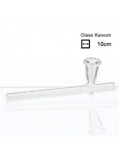 Glass Kawum glass barrel, 10 cm long
