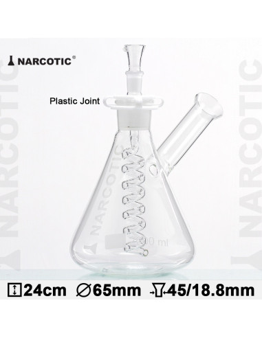 Bongo Glass Bong Narcotic wys. 24 cm szlif 18.8