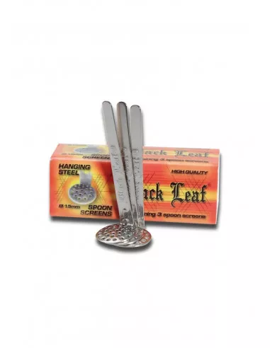 Spoon Screen sitka do bonga Black Leaf z uchwytem 3 szt. w pudełku