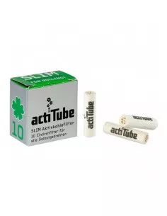 Acti Tube slim 10pcs. filters with active carbon