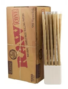 RAW Pre-rolled Cone 1000 szt. skręconych bibułek cones