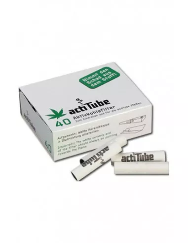 ActiTube Tune aktywne filtry węglowe slim do jointów fajek 40szt