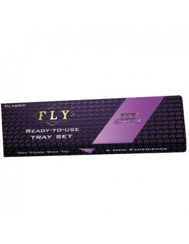 FLY Purple Silk Try Set papers - set with a tray and filters