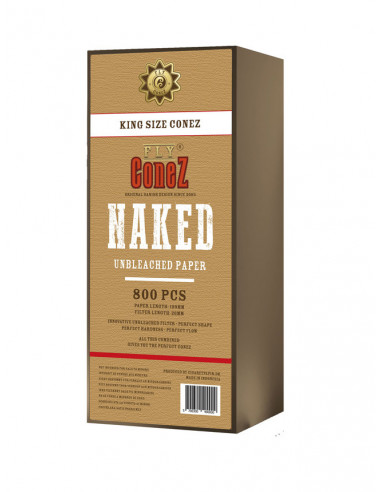 FLY Conez King Size 800 BB Naked Unbleached tissue paper