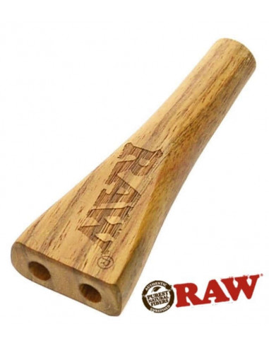 RAW Double Cigarette Holder King Size - Wooden joint holder