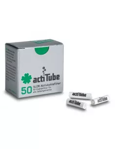 ActiTube Tune aktywne filtry węglowe slim do jointów fajek 50szt