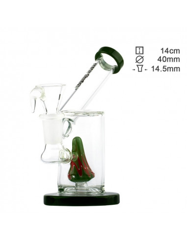 Hookah Thuglife Sidecar Special Green with diffuser, height 14 cm