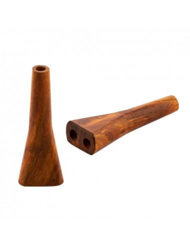 Double Jointholder Amsterdam Double Hole Pipe, 8 cm long