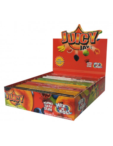 Juicy Jay\'s MIX King size slim bibułki smakowe