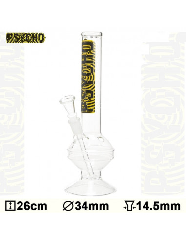 Bongo Psycho Bouncer Glass, height 26 cm, cut 14.5 mm