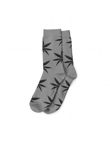 Men's socks Cannabis Leaves Leaves MJ size 40-45 gray