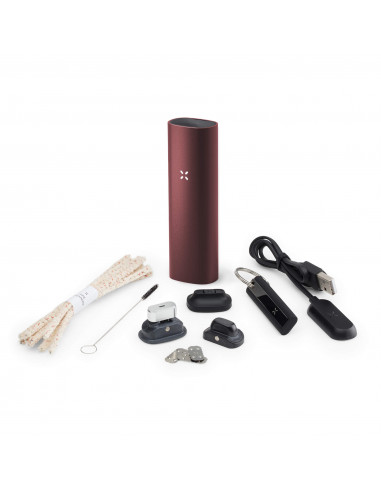 PAX 3 Complete Kit portable vaporizer for drying wax concentrates 2020 burgundy 1