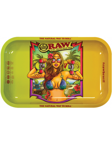 RAW Brazil 2 joint tray SMALL 27.5 x 17.5 cm
