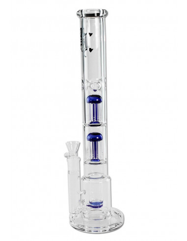 Ice bong with filtration Black Leaf Honeycomb diffuser, height 47 cm